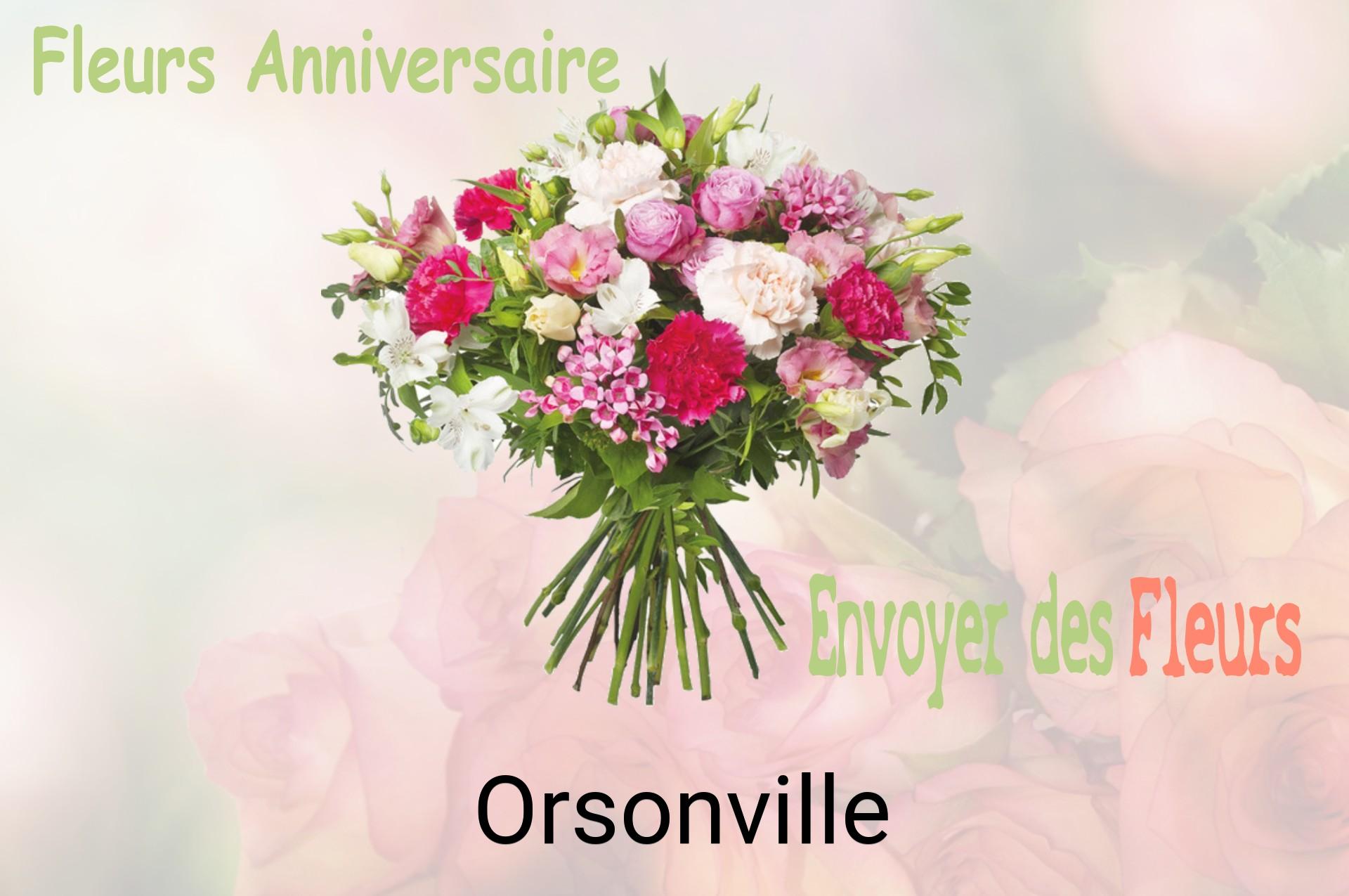 Bouquet de fleurs d’anniversaire livré à Orsonville